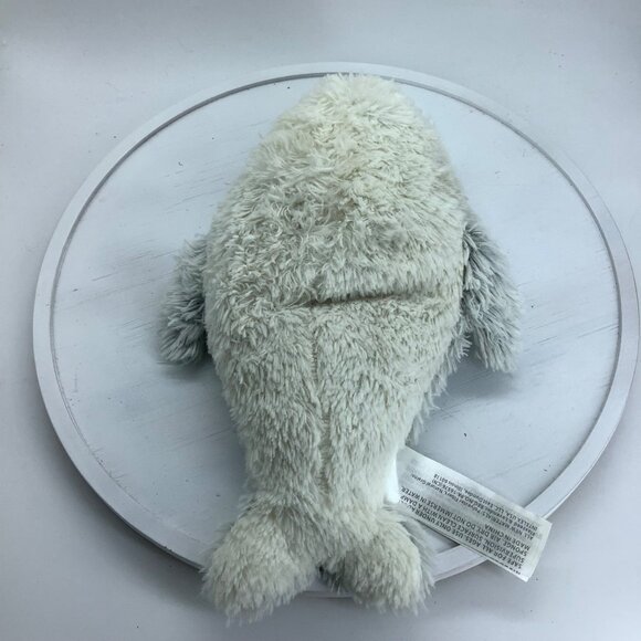 Warmies Microwavable Plush Gray White Dolphin Stuffed Animal Heat Therapy 11.5” - Picture 7 of 8